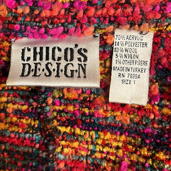 Chico’s Design Knobby-Knit Open-Front Jacket | M/8 - Picture 14 of 16